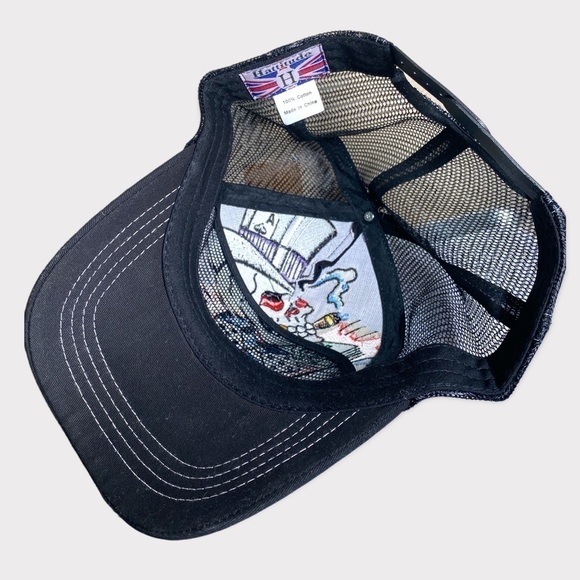 LAS VEGAS Embroidered HATTITUDE Baseball Cap Trucker Skeleton Adjustable Cap - Picture 7 of 8